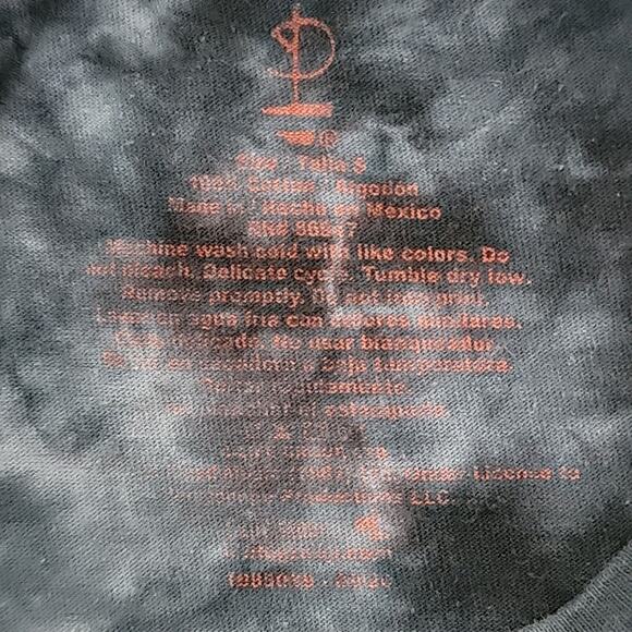 Pink Floyd Dark Side of the Moon Tie Died Gray Graphic T-Shirt Men's Small - Picture 9 of 9